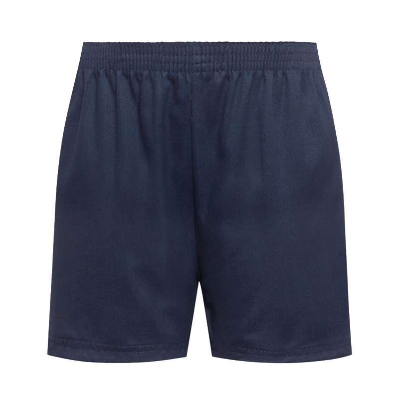 Navy Blue Polycotton PE Shorts