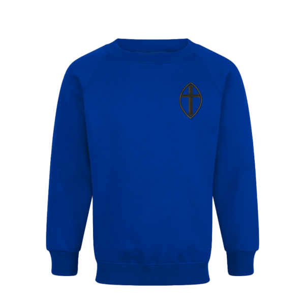 Christ the Saviour Royal Blue PE Sweatshirt: Our Lady