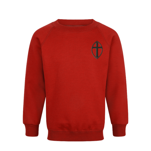 Christ the Saviour Red PE Sweatshirt: Ss Peter & Paul