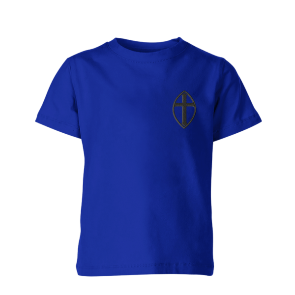 Christ the Saviour Royal Blue PE T-Shirt: Our Lady