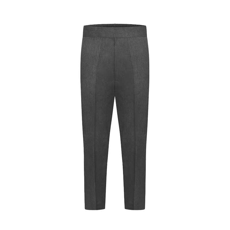 Grey Pull-Up Trousers, Boys' Styling