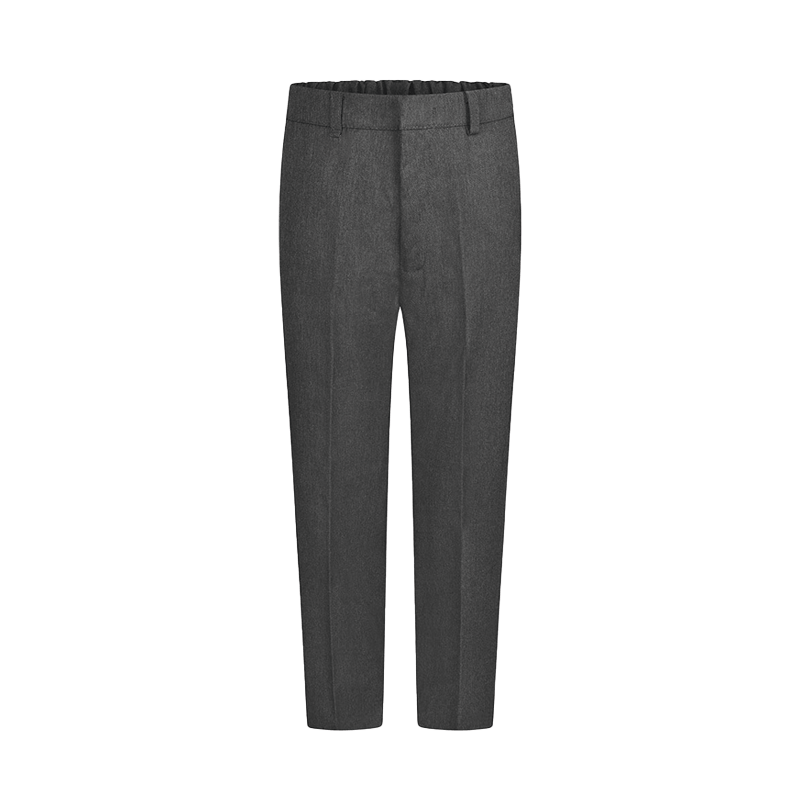 Grey Waist Adjustor Trousers, Boys' Styling