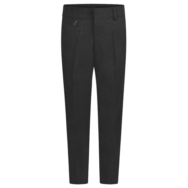 Charcoal Slim-Fit Trousers, Boys' Styling