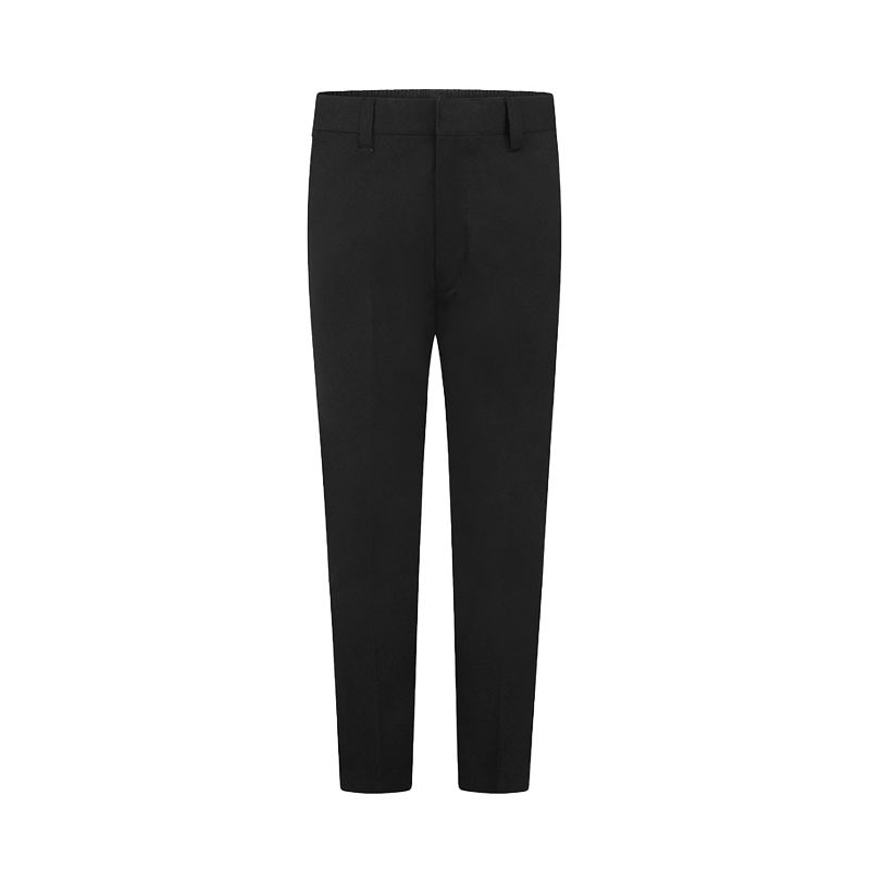 Black Slim-Fit Trousers, Boys' Styling