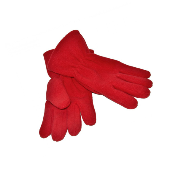 Red Fleece Gloves
