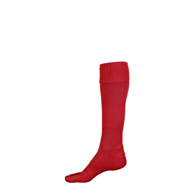 Red Knee-High Games Socks