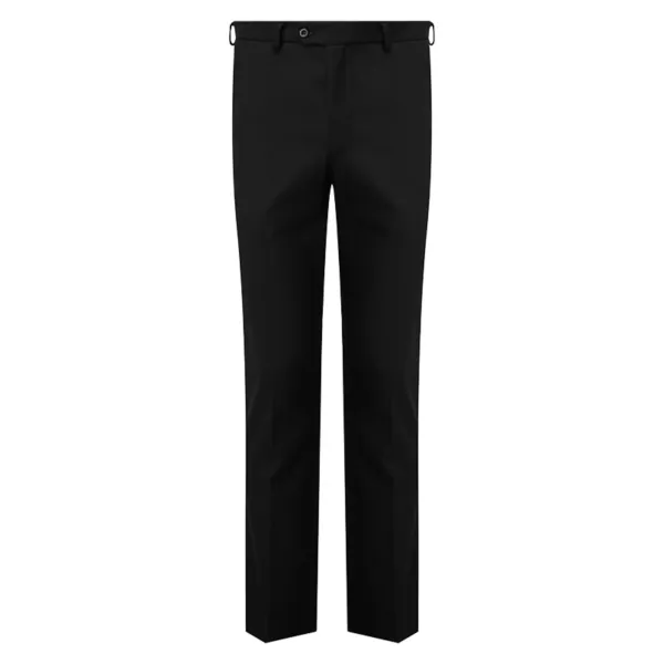 Black Senior Trousers, Slim Fit, Boys' Styling