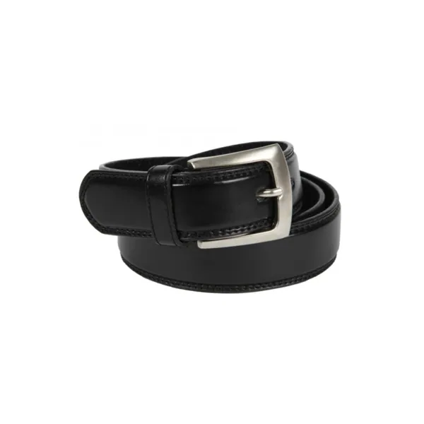 Black Leather-Look Belt, Boys' Styling