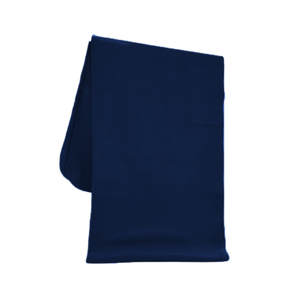 Navy Fleece Scarf