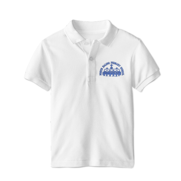 North Ealing White Polo Shirt