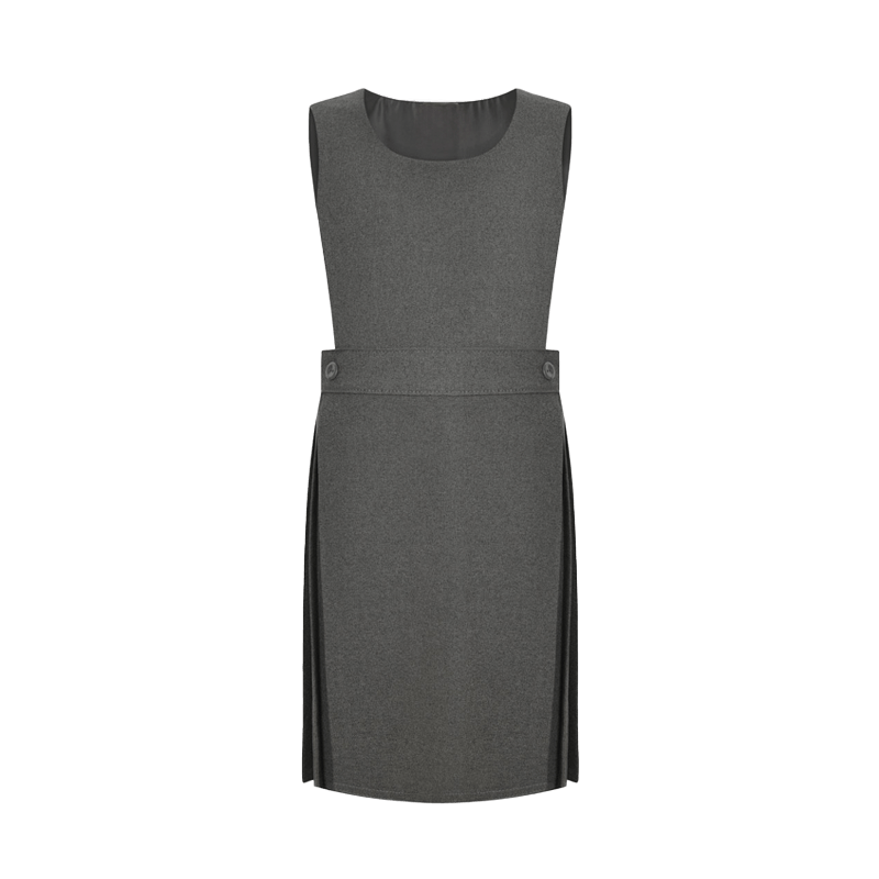 Grey Bib Front Pinafore