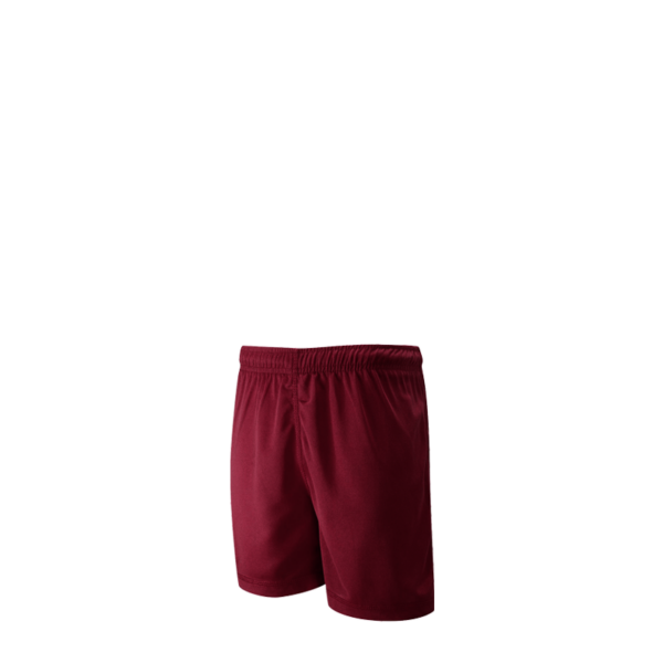 Maroon PE-Shorts