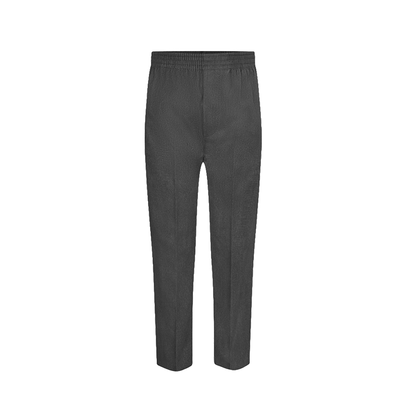 Grey Fully Elasticated Trousers, Boys' Styling