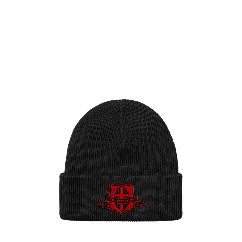 Christ the Saviour Black Knitted Hat